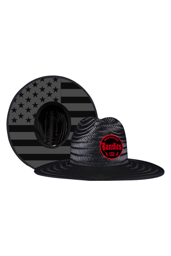Bandits Patch Straw Hat– Moonshine Bandits
